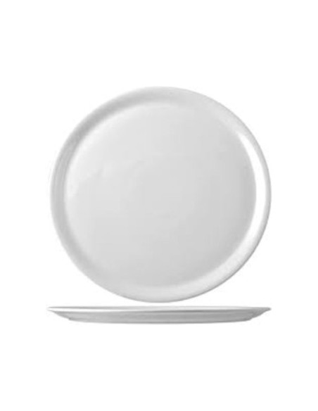 PIATTI PIZZA: vendita online PIATTO PIZZA CM 31 NAPOLI PORCELLANA BIANCO SATURNIA in offerta