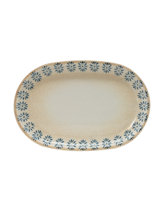 PIATTI: vendita online PIATTO PIANO OVALE CM.33X22 TABLE CHICAGO ROMA PORCELLANA SATURNIA in offerta 2