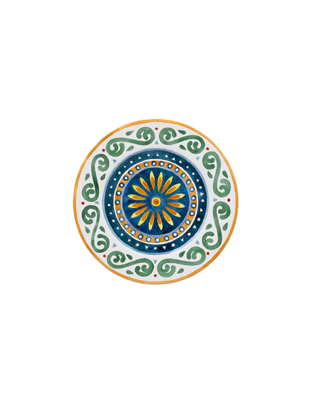 PIATTI: vendita online PIATTO FRUTTA 21 CM CAPRI ISCHIA PORCELLANA SATURNIA in offerta