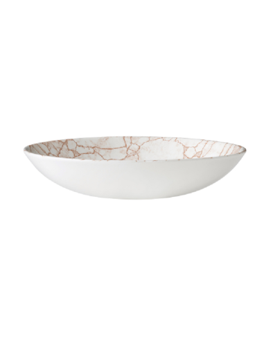 PIATTI: vendita online PIATTO FONDO CHURCHILL KINTSUGI CORAL IN PORCELLANA 24,8 CM in offerta