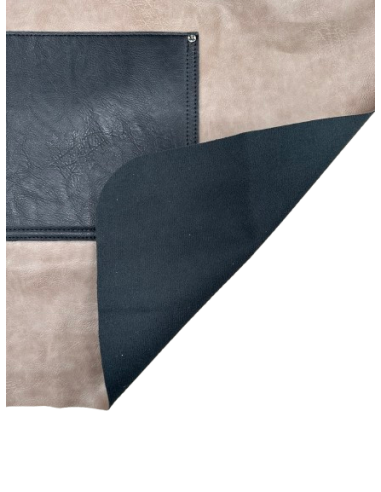 GREMBIULI: vendita online GREMBIULE WOSDE SIMILPELLE FUMO E NERO SENZA PETTORINA 60X40 CM in offerta