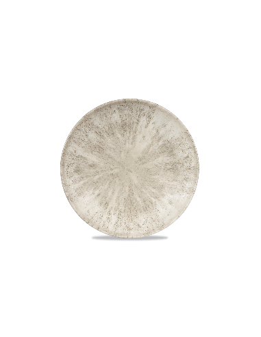 PIATTI: vendita online PIATTO PIANO TONDO CHURCHILL STONE AGATE GRIGIO PORCELLANA CM 22 in offerta