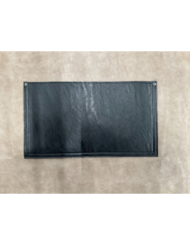 GREMBIULI: vendita online GREMBIULE WOSDE SIMILPELLE FUMO E NERO CON PETTORINA 64X80 CM in offerta