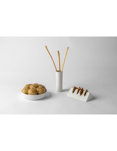 ACCESSORI: vendita online PORTAGRISSINI ELEMENTI SUMISURA ROYALE BIANCO 4 CM IN PORCELLANA in offerta