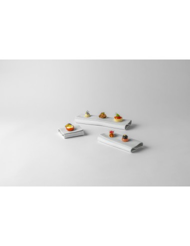 PIATTI: vendita online PIATTO TOVAGLIOLO AZIONI SUMISURA ROYALE PORCELLANA 26 CM X 10 CM in offerta