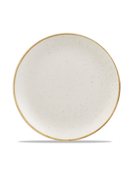 PIATTI: vendita online PIATTO PIANO TONDO BIANCO CHURCHILL STONECAST WHITE PORCELLANA 26 CM in offerta
