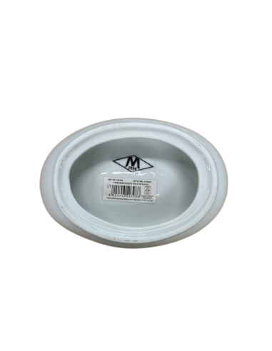 PIATTI: vendita online PIATTO GOURMET STONE OVALE MORINI PORCELLANA BIANCA in offerta