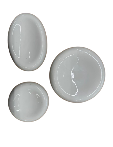 PIATTI: vendita online PIATTO GOURMET STONE OVALE MORINI PORCELLANA BIANCA in offerta
