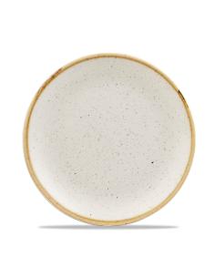 PIATTI: vendita online PIATTO PIANO TONDO BIANCO CHURCHILL STONECAST WHITE PORCELLANA 22 CM in offerta