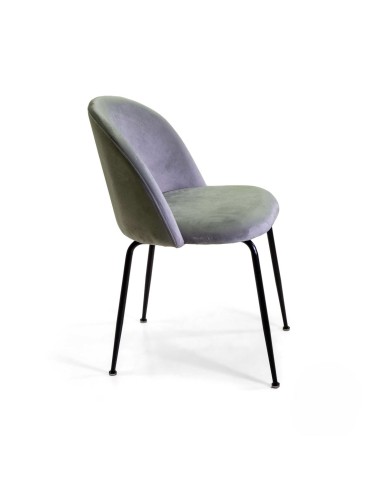 SEDIE-POLTRONE: vendita online SEDIA MICHELLE GRIGIA / NERA POPOLO HOTELLERIE 50 CM X 57 CM X 80,5 CM in offerta