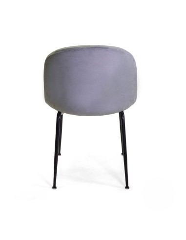 SEDIE-POLTRONE: vendita online SEDIA MICHELLE GRIGIA / NERA POPOLO HOTELLERIE 50 CM X 57 CM X 80,5 CM in offerta