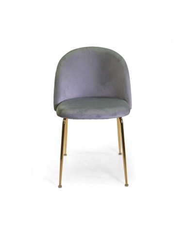 SEDIE - POLTRONE: vendita online SEDIA MICHELLE GRIGIA / ORO POPOLO HOTELLERIE 50 CM X 57 CM X 80,5 CM in offerta
