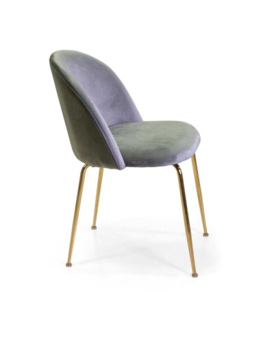 SEDIE - POLTRONE: vendita online SEDIA MICHELLE GRIGIA / ORO POPOLO HOTELLERIE 50 CM X 57 CM X 80,5 CM in offerta