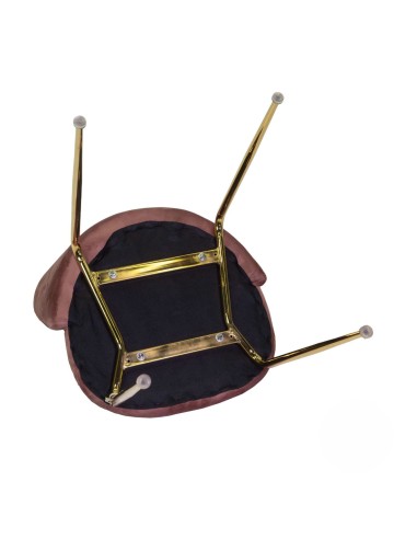 SEDIE - POLTRONE: vendita online SEDIA MICHELLE NERA / ORO POPOLO HOTELLERIE 50 CM X 57 CM X 80,5 CM in offerta
