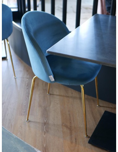 SEDIE - POLTRONE: vendita online SEDIA MICHELLE NERA / ORO POPOLO HOTELLERIE 50 CM X 57 CM X 80,5 CM in offerta