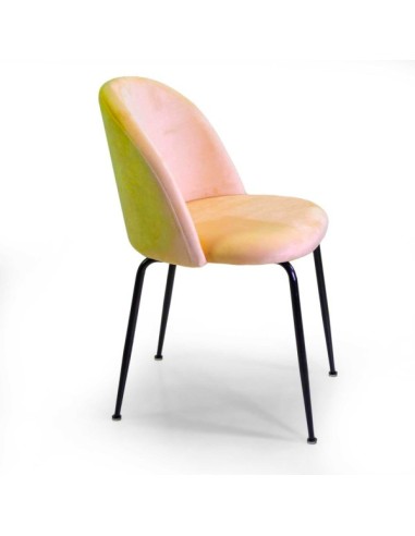 SEDIE - POLTRONE: vendita online SEDIA MICHELLE OCRA / NERA POPOLO HOTELLERIE 50 CM X 57 CM X 80,5 CM in offerta