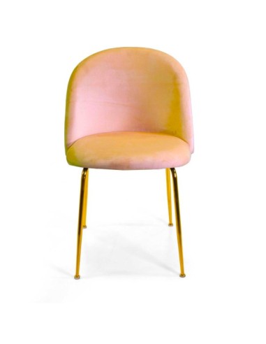SEDIE - POLTRONE: vendita online SEDIA MICHELLE OCRA / ORO POPOLO HOTELLERIE 50 CM X 57 CM X 80,5 CM in offerta