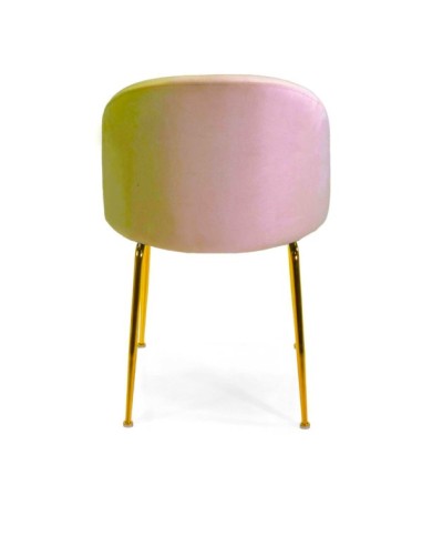 SEDIE - POLTRONE: vendita online SEDIA MICHELLE OCRA / ORO POPOLO HOTELLERIE 50 CM X 57 CM X 80,5 CM in offerta