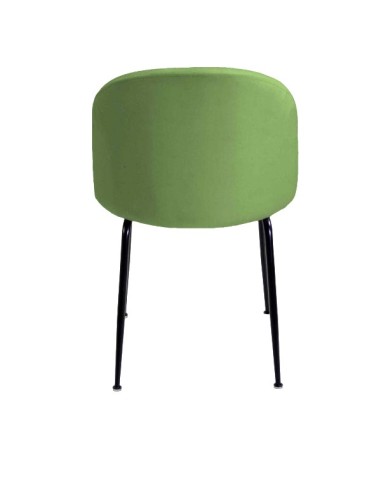 SEDIE - POLTRONE: vendita online SEDIA MICHELLE VERDE / NERA POPOLO HOTELLERIE 50 CM X 57 CM X 80,5 CM in offerta