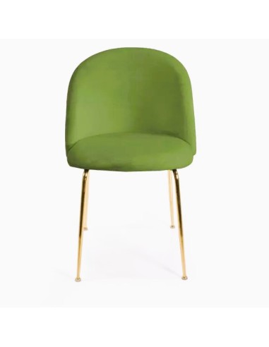 SEDIE - POLTRONE: vendita online SEDIA MICHELLE VERDE / ORO POPOLO HOTELLERIE 50 CM X 57 CM X 80,5 CM in offerta