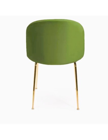 SEDIE - POLTRONE: vendita online SEDIA MICHELLE VERDE / ORO POPOLO HOTELLERIE 50 CM X 57 CM X 80,5 CM in offerta