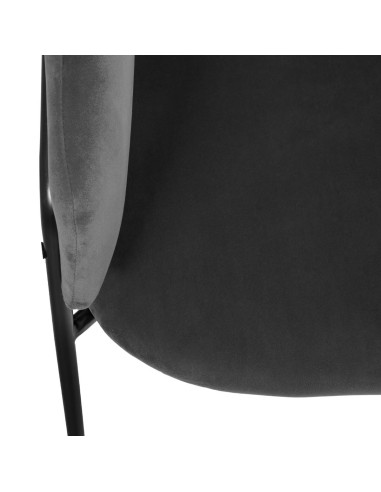 SEDIE - POLTRONE: vendita online POLTRONA SIRON ATMOSPHERA IN VELLUTO GRIGIO in offerta