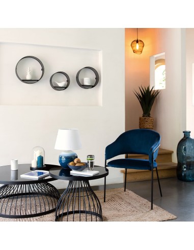 SEDIE - POLTRONE: vendita online POLTRONA SIRON ATMOSPHERA IN VELLUTO GRIGIO in offerta