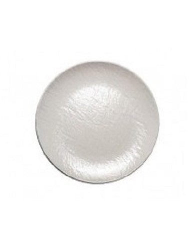 VASSOI-TAGLIERI: vendita online VASSOIO TONDO STONE AGE CM.40X4H TABLE TOP MELAMINA BIANCO in offerta