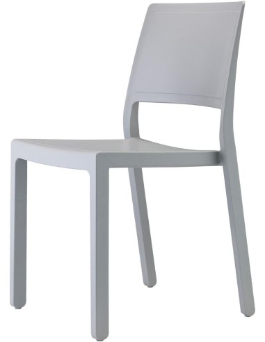 SEDIE - POLTRONE: vendita online SEDIA KATE 50X50X84H IN TECNOPOLIMERO GRIGIO CHIARO SCAB in offerta