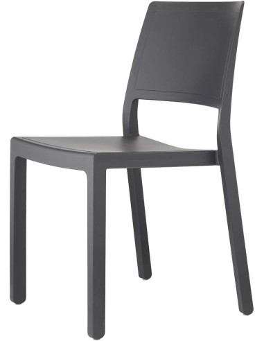 SEDIE - POLTRONE: vendita online SEDIA KATE 50X50X84H IN TECNOPOLIMERO ANTRACITE SCAB in offerta