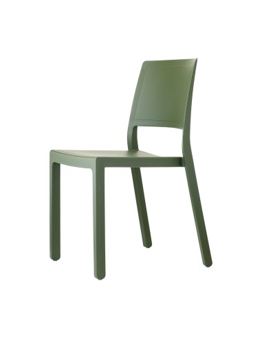 SEDIE - POLTRONE: vendita online SEDIA KATE 50X50X84H IN TECNOPOLIMERO VERDE OLIVA SCAB in offerta