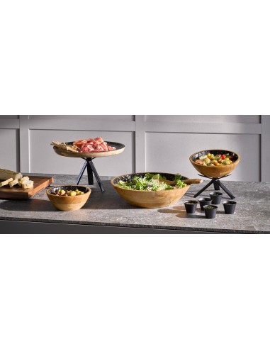 CIOTOLE: vendita online CIOTOLA MANGO PADERNO IN LEGNO E RESINA EPOSSIDICA Ø 20 CM 0.8 LITRI in offerta