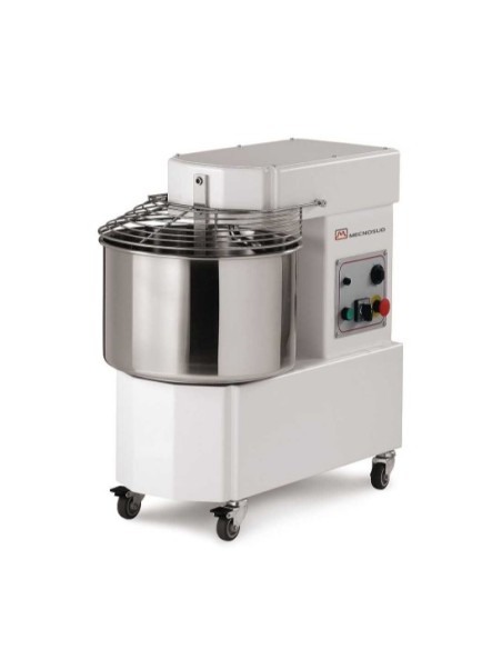 IMPASTATRICI: vendita online IMPASTATRICE SPIRALE KG.44 LT.50 KW.1,5/2,2 842X530X770 MECNOSUD in offerta