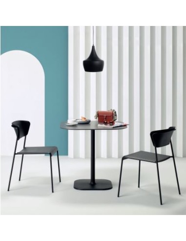 TAVOLI: vendita online PIANO TAVOLO IN TECNOPOLIMERO 80X80 LISCIO COLOR ANTRACITE SCAB in offerta