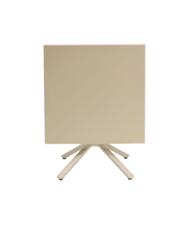 TAVOLI: vendita online ECO TAVOLO COMPLETO DI PIANO LISCIO RIBALTABILE 70X70 TORTORA in offerta