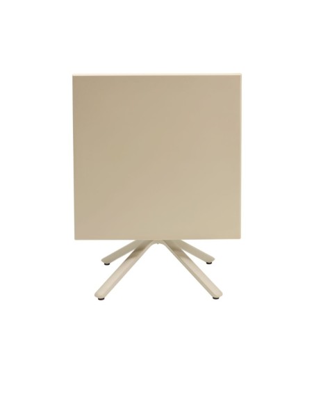 TAVOLI: vendita online ECO TAVOLO COMPLETO DI PIANO LISCIO RIBALTABILE 70X70 TORTORA in offerta