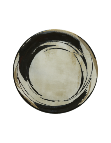 PIATTI: vendita online PIATTO ROTONDO CM.31 DARK MATTER SIVIGLIA IN PORCELLANA SATURNIA in offerta