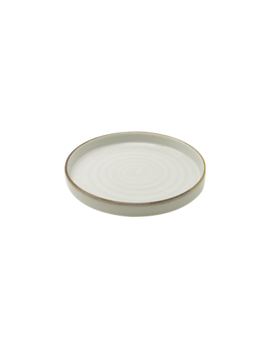 PIATTI: vendita online PIATTO PIANO CM.20 BIANCO VORTEX OSLO NORDIC PORCELLANA SATURNIA in offerta