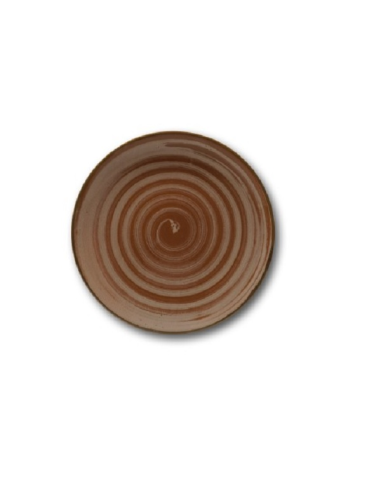 PIATTI: vendita online PIATTO PIANO CM.28 VORTEX BRICK SIVIGLIA PORCELLANA SATURNIA in offerta