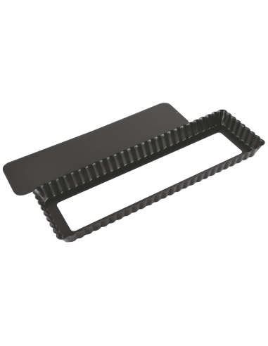 TORTIERE: vendita online TORTIERA FONDO MOBILE FESTONATA PADERNO 32 X 11 ALTEZZA 2,5 CM ACCIAIO in offerta