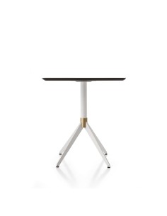 BASI TAVOLO: vendita online BASAMENTO EASYLUX 4RI BIANCO H.73 PER ESTERNO CON COLLARE ORO SATINATO NITESCO in offerta 2