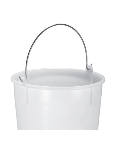 ACCESSORI: vendita online SECCHIO GIGANPLAST 30 LITRI POLIETILENE BIANCO CON MANICO in offerta