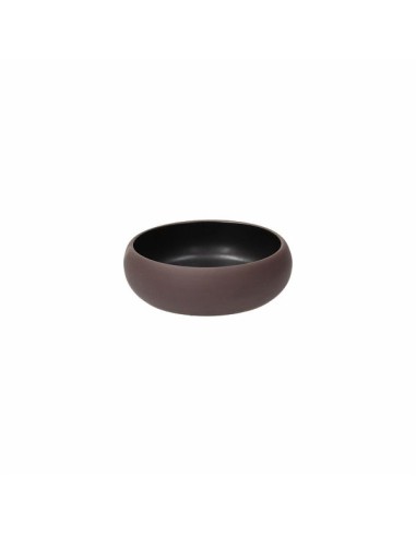 INSALATIERE-CIOTOLE-COPPETTE: vendita online CIOTOLA ELIPSE MOKA BLACK CM.14 MARRONE/NERO TOGNANA in offerta