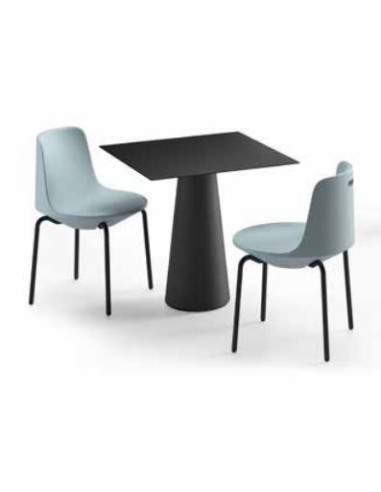 PIANI HPL: vendita online PIANO TAVOLO NERO PLUST IN HPL CM.70X70X1H in offerta