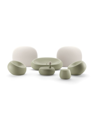 COMPLEMENTI D'ARREDO: vendita online SEPARE' BIANCO FADE SHELL PLUST INDOOR/OUTDOOR CM.103X28X140H in offerta