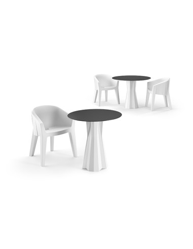 PIANI HPL: vendita online PIANO PER TAVOLO NERO TONDO CM.70 H1 PLUST HPL in offerta