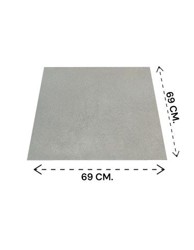 PIANI HPL: vendita online PIANO TAVOLO IN HPL 69X69 MM.10 CEMENTO CORPO NERO MAFILPLAST in offerta