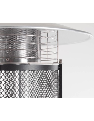STUFE E RISCALDATORI: vendita online SCALDAPATIO STUFA A GAS CILINDRICO BIZZOTTO ALTEZZA 180 CM IN ACCIAIO INOX in offerta