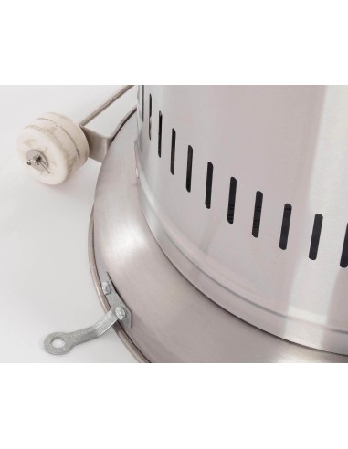 STUFE E RISCALDATORI: vendita online SCALDAPATIO STUFA A GAS CILINDRICO BIZZOTTO ALTEZZA 180 CM IN ACCIAIO INOX in offerta