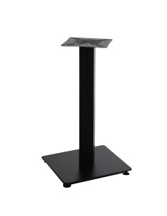 BASI TAVOLO: vendita online BASE TAVOLO JAMIE VACCHETTI 40 X 40 ALTEZZA 72 CM NERO IN ACCIAIO in offerta